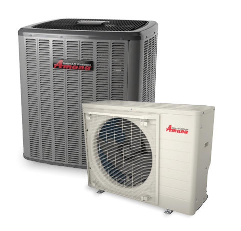 Amana outdoor HVAC condensers